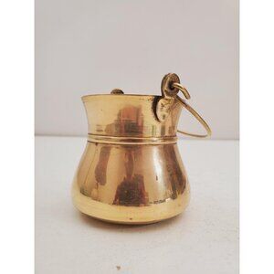 Vintage Brass Pot  | Copper Cream - Sugar Bowl